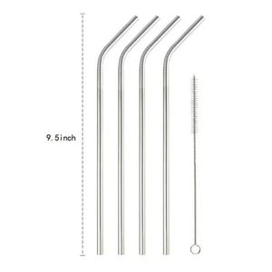 (2) 3 piece straws w cleaning brush